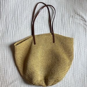 j.crew woven market bag